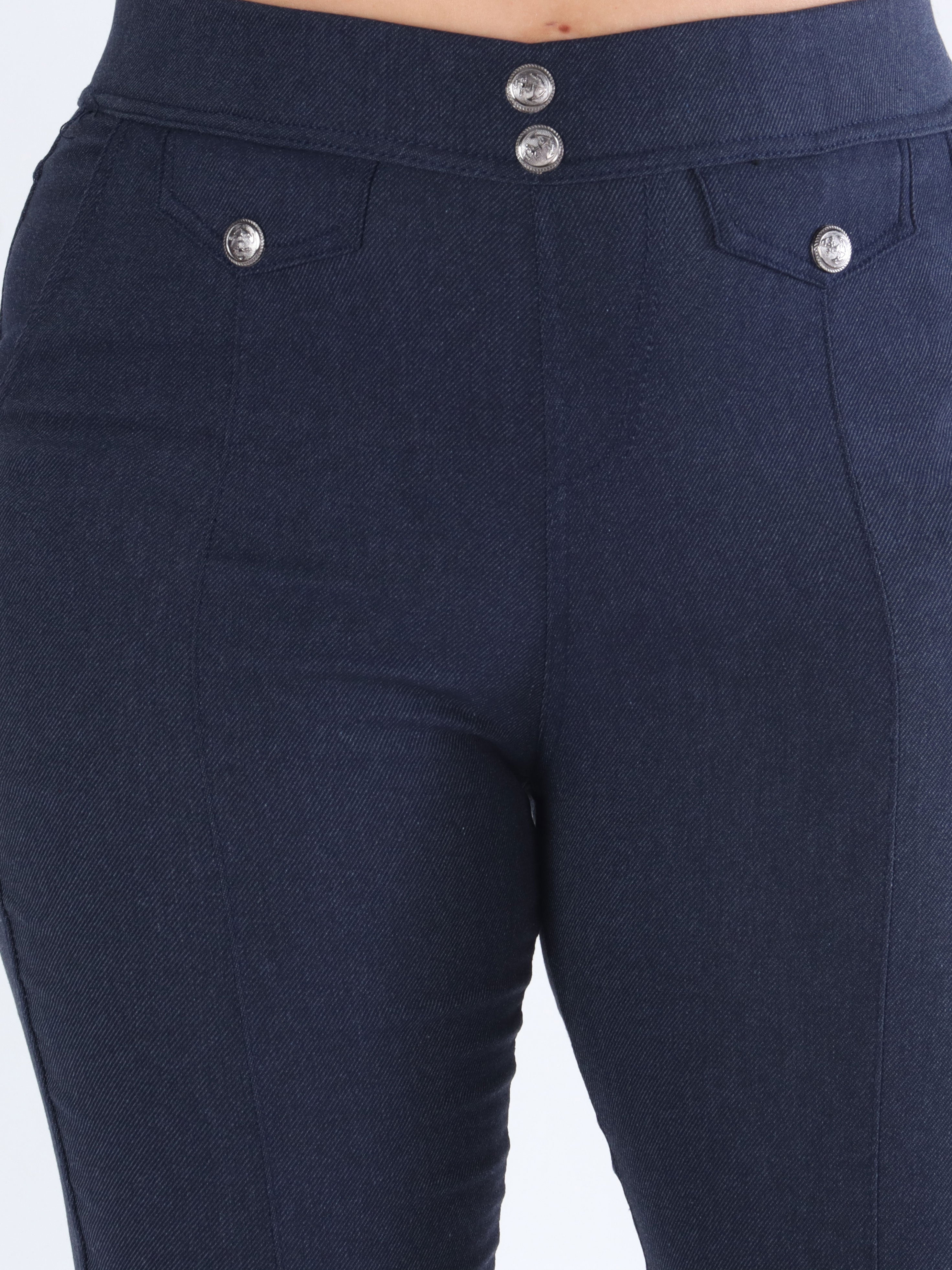 Jessi - Leggings i jeans look - Blue